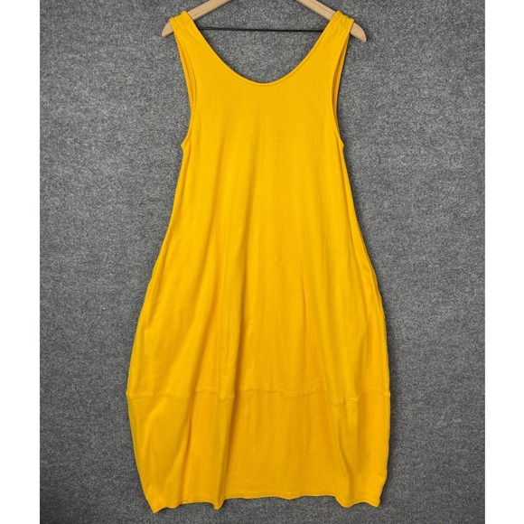 Free People Dresses & Skirts - FP Beach Free People Dress Womens XS Yellow Excellent Ribbed Knit Tank